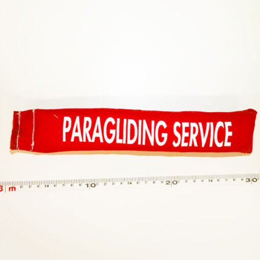 Packhilfe, Sandsack mit blei. Wolf paragliding service.