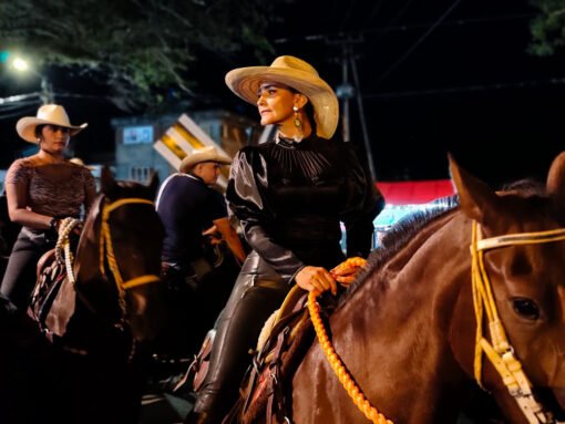 Hors ride festival in Roldanillo